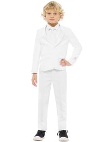 Beli vitez Opposuits obleka za fante