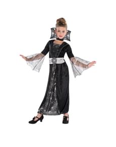 Fato de condessa das aranhas para menina