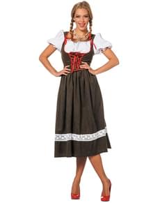 Oktoberfest Dirndl lang voor vrouw