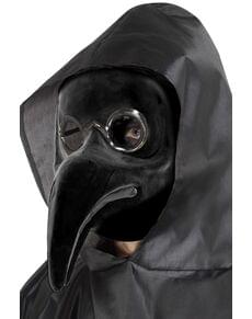 Schwarze Maske Arzt zu Zeiten der Pest für Erwachsene