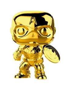 Funko POP! Capitan America Gold Chrome - Studio's 10th Anniversary