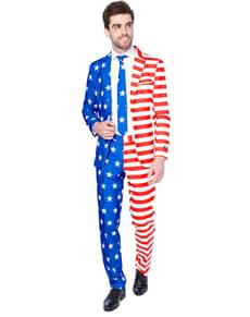 Suitmaster USA Flag Jakkesæt til Mænd