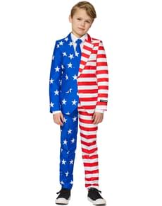 Costume Drapeau USA enfant - Suitmeister