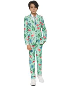 Tropical flamingos Suit for kids - Suitmeister