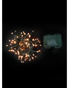 Guirnalda navideña de luces blanco cálido exteriores