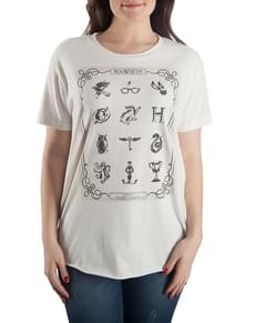 T-shirt de Harry Potter Símbolos para mulher