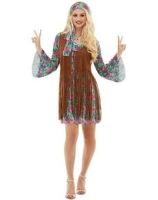 Disfraz de hippie para mujer