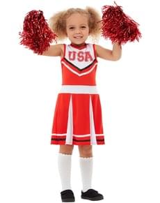 Strój cheerleaderki dla dziewczynek