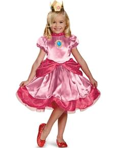 Fato de mini Princesa Peach para menina
