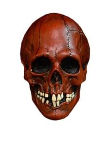 Красная человеческая маска черепа