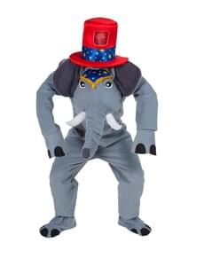 Circus elephant costume for an adult