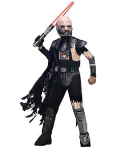 Déguisement de Dark Vader combattant luxe pour enfant