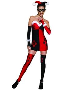 Harley Quinn sexy kostume DC Comics til kvinder