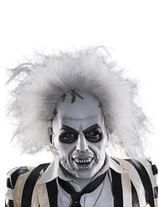Beetlejuice латексна маска з волоссям для дорослого