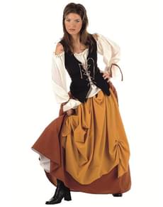 Disfraz de campesina medieval