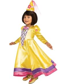 소녀를위한 도라 탐험가 동화 공주 의상