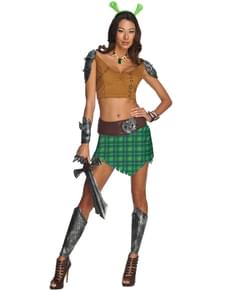 Disfraz de Fiona Guerrera Shrek Felices para Siempre para mujer