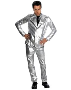 Derek Zoolander silver costume for a man