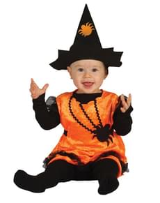 Costum de Vrăjitoare Dovleac pentru bebeluși