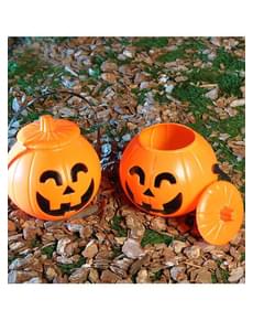 Cesta de 17 cm. Calabaza con Tapa