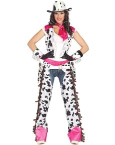 Rodeo Cowgirl Maskeraddräkt Vuxen