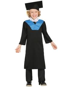 Fato de Graduado azul infantil