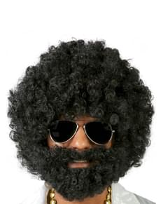 Afro parochňa s bradou