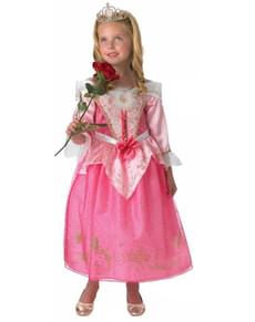 Costume da Aurora di La Bella Addormentata nel Bosco anniversario da bambina