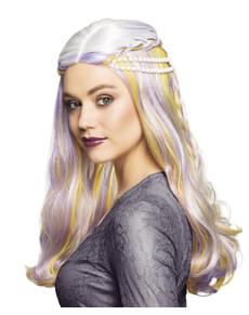 여성용 진주가있는 인어 가발