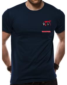 Blauw Deadpool T-Shirt voor mannen