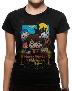 Harry Potter Kawaii Poster T-Shirt for Women