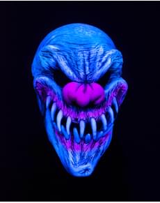 Last Laugh UV Clown Mask for Adults