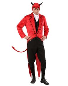 Mens Velvet Lewis Cifer Costume