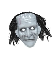 Masque de gentleman fantôme avec cheveux