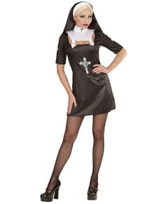 Disfraz de monja sexy para mujer