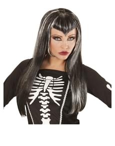 Hexen Perücke mit Pony in V-Form für Damen