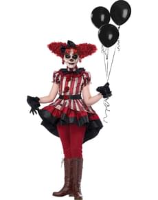 Kostium Zły Klown dla dziewczynek