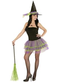 Womens Sexy Glow Witch Costume