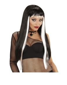 Glam perika s bijelim detaljima