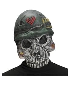 Masque tête de mort armée