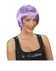 Perruque rave lilas