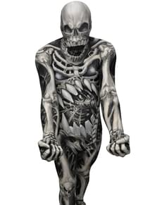 Déguisement de mort et os Monster Collection Morphsuit