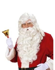 Joulupukki-peruukki ja laineileva parta -pakkaus