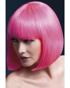 Perucă Elise roz fucsia