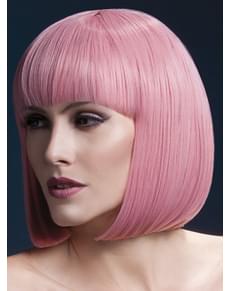 Peruca Elise cor-de-rosa clarinho