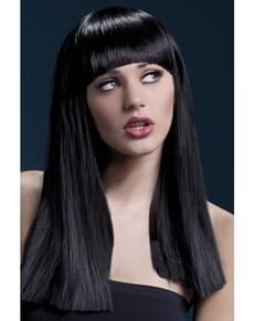 Musta Alexia peruukki