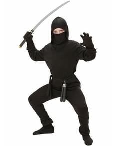Ninja warrior costume for a child