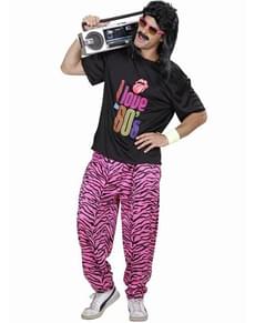 Disfraz I love 80´s para hombre