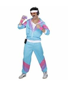 Eighties tracksuit costume for a man