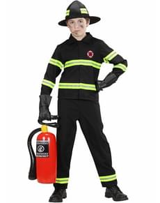 Firefighter in action costume for Kids